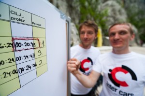 Proud of the new record. Photo: L. Tambača